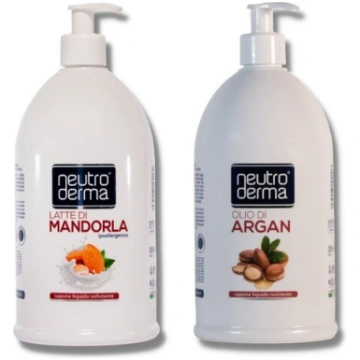 Roku ziepju komplekts Neutroderma Mandeļu piens un