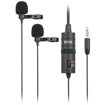 Mikrofons, BOYA, Boya BY-M1DM / Dual-Mic Lavalier 