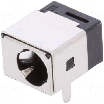 Socket | DC supply | male | 5,5/2,5mm | 5.5mm | 2.