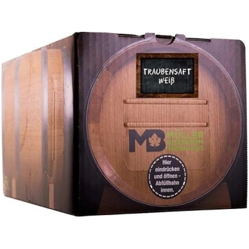 Weinhaus Müller Bornheim 5 L maisiņš kastē, balto 