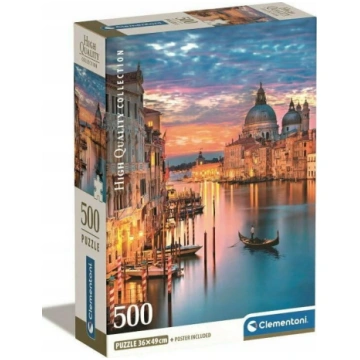 Clementoni Puzzle 500 elementow Compact Oswietlona