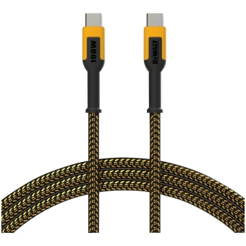 USB kabelis Dewalt; Type C-C; 1,2 m; 100 W