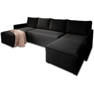 Masseno TRES Corner Sofa with Sleep Function, U-Sh