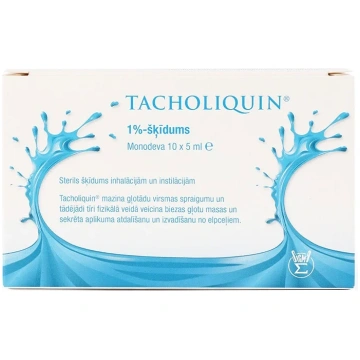 TACHOLIQUIN 1% šķīdums N10 x 5 ml