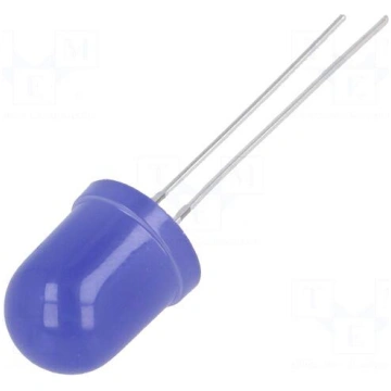 LED | blue | 10mm | 150÷220mcd | 180° | Front: con