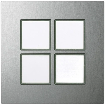Module with 4x RJ11 push-buttons four-button modul
