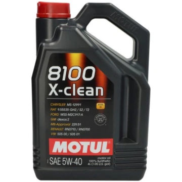 Motoreļļa MOTUL 8100 X-CLEAN 5W-40 4L