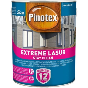 Pašattīrošā lazūra Pinotex Extreme Lasur 3 L Rīta 
