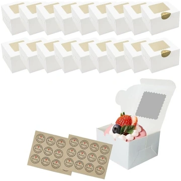 Cupcake kastes 18 iepakojuma kūkas porciju cupcake