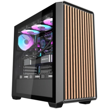 Darkflash DS900WD computer case (black) + 4 fans D