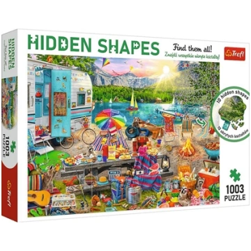 Trefl Puzzle Hidden Shapes, Wycieczka kamperem, 10
