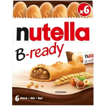nutella B-ready - kraukšķīga vafele ar krēmveida p
