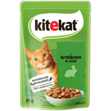 KITEKAT truši mērcē 85 g pieaugušiem kaķiem