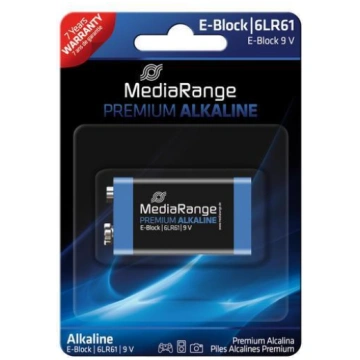 BATTERY ALKALINE E-BLOCK 9V/MRBAT107 MEDIARANGE