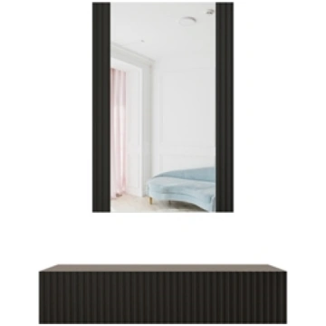 Dressing table with mirror PAFOS 80x41.6x100 mat b