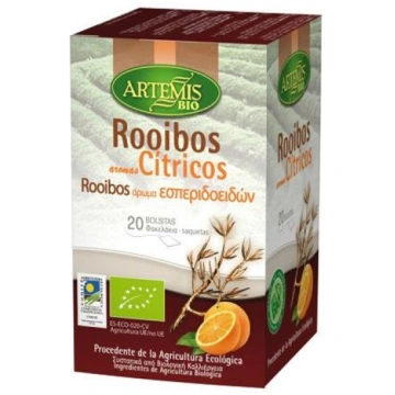 Roibos Citrus Tea Infusion Eco 20 Envelopes Artemi