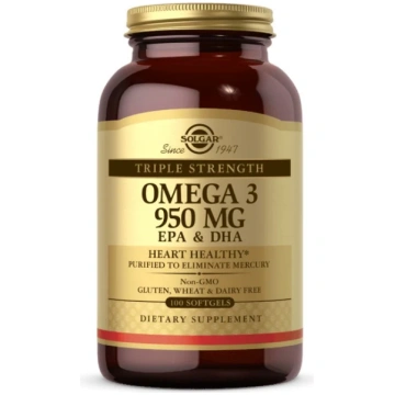 Solgar SOLGAR Omega 3 – 950 mg EPA un DHA – 100 ka