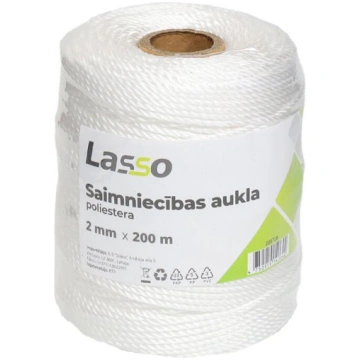 Lasso Aukla saimniecības 2mm 100m poliesters (4750