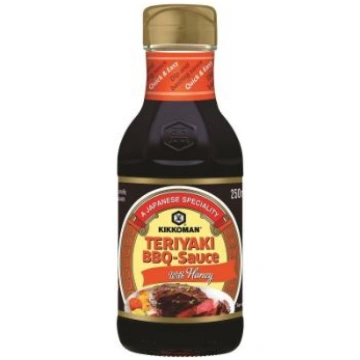 Mērce Teriyaki BBQ ar medu Kikkoman 250ml