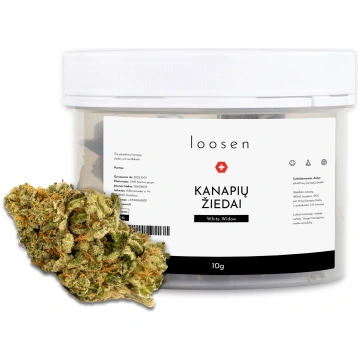 LOOSEN WHITE WIDOW kaņepju ziedi - 10%