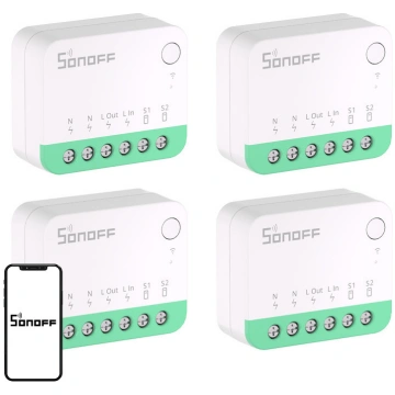 SONOFF MINIR4M (Extreme) Matter Switch 4-Pack