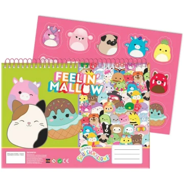 Squishmallows Feelin' A/4 spirālveida skicēša