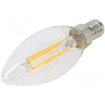 LED lamp | E14 | white warm | 230VAC | 470lm | 4.5