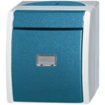 Mechanical Controls Rocker, Single push button 1P 