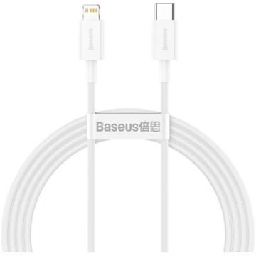 Kabel USB Baseus USB-C - Lightning 1.5 m Biay (CAT