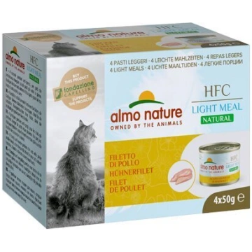 Almo Nature HFC Natural Light Meal, kaķiem, vistas
