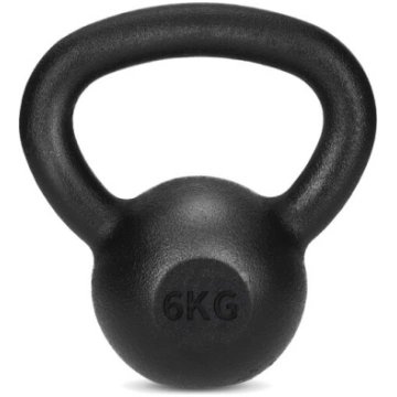 Svaru bumba Kettlebell 6 kg — klasisks spēka un di
