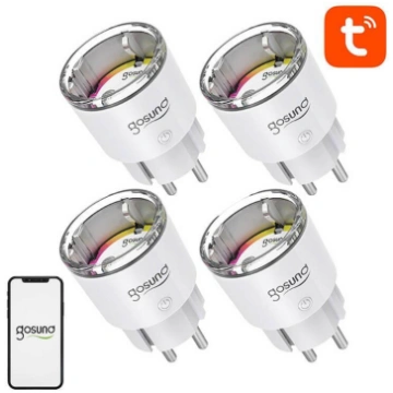 Gosund viedā kontakligzda EP2-4, 220-240V, 10A, 25