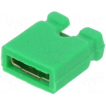 Jumper | pin strips | female | open | 2.54mm | 1x2