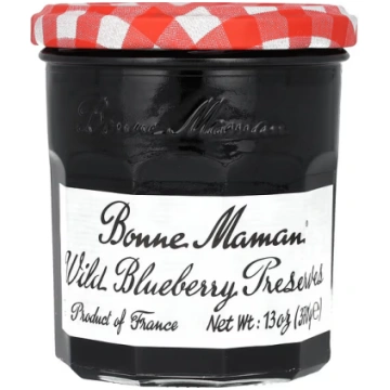 Bonne Maman, Wild Blueberry Preserves, 13 oz (370 
