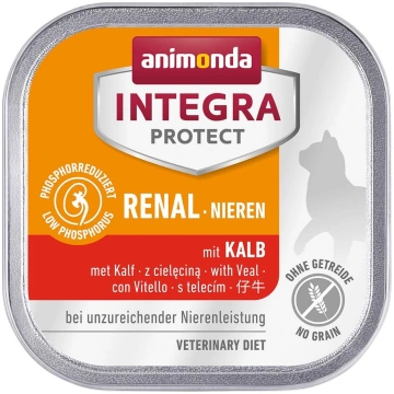 ANIMONDA Integra Protect Renal Veal - mitrā kaķu b