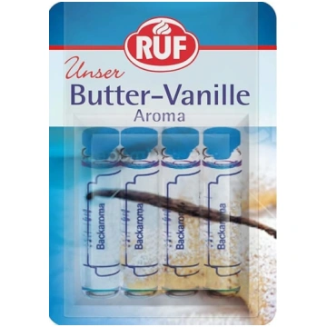 RUF Backaroma sviesta vaniļas aromāts, 4 pudeles v