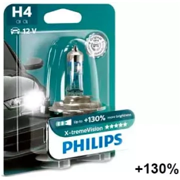 Halogēna spuldze PHILIPS X-tremeVision H4 12V