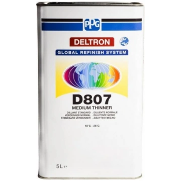 PPG D807 Medium Thinner 5L