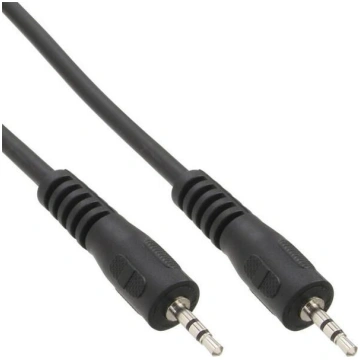 Kabelis Inline Jack 2.5mm - Jack 2.5mm 1m Melns (9