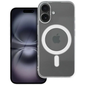OEM 2 mm transparent iPhone 16 case with MagSafe s