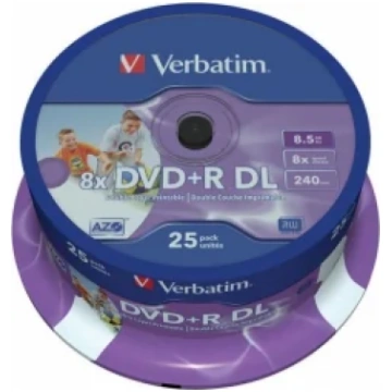 Matricas DVD+R DL Verbatim 8.5GB Double Layer 8x A