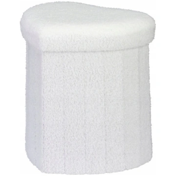Home Styling Collection Pufa serce ALLOY tapicerka