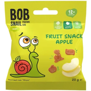Bob Snail ābolu uzkoda, 20 gr