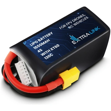EXTRALINK LIPO BATTERY 1550MAH 4S WITH XT60 130C F
