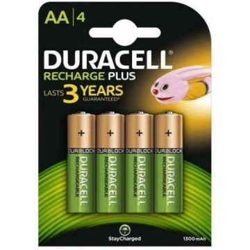 Uzlādējamās baterijas Duracell AA / R6, 1300mAh, R