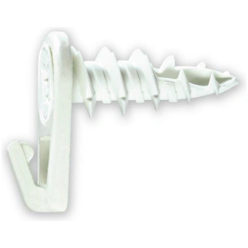 HOOK DRYWAL SCREW 10.5X27 WHITE 10 PCS 2632F (0058