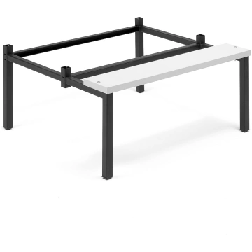 Sols skapjiem, P 900 mm, melns lamināts