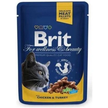 Brit Premium Chicken&Turkey 100g Kaķiem