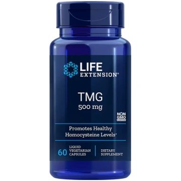Dzīves pagarināšanas līdzeklis TMG, 500 mg - 60 šķ