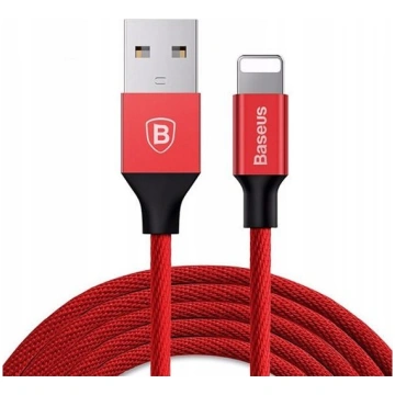 CABLE LIGHTNING TO USB 1.8M/RED CALYW-A09 BASEUS (